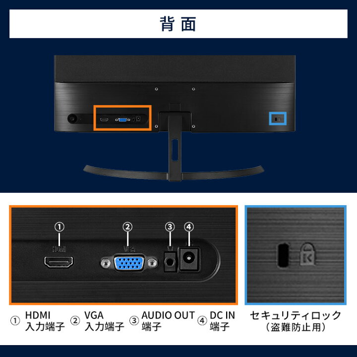 楽天市場】モニター 21.5インチ フルhd 高画質 100Hz VA ノングレア 非 