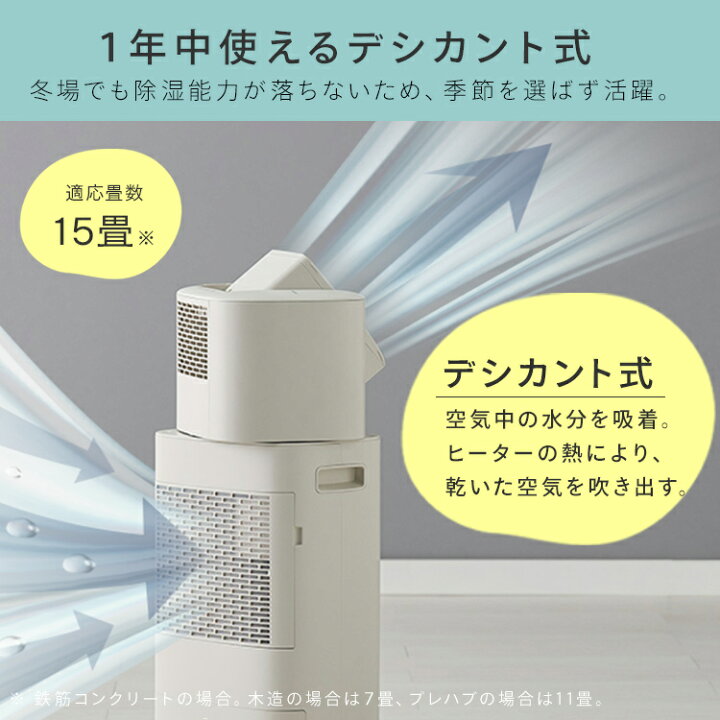 楽天市場】＼梅雨対策／除湿機 アイリスオーヤマ 衣類乾燥 デシカント 