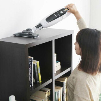 掃除機そうじコードレス軽量ほこり感知充電式クリーナーエアタクトKSC-1300Gホワイトアイリスオーヤマ