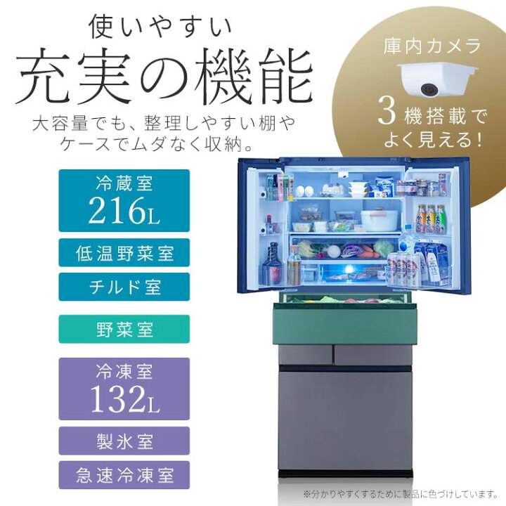 楽天市場】【最大400円OFFクーポン】冷蔵庫 フレンチドア 両開き 大 