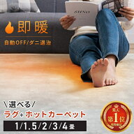 ＼楽天1位／ ホットカーペット 1畳 1.5畳 2畳 3畳 4畳 本体 長方形 正方形 電気カーペット ホットマット …