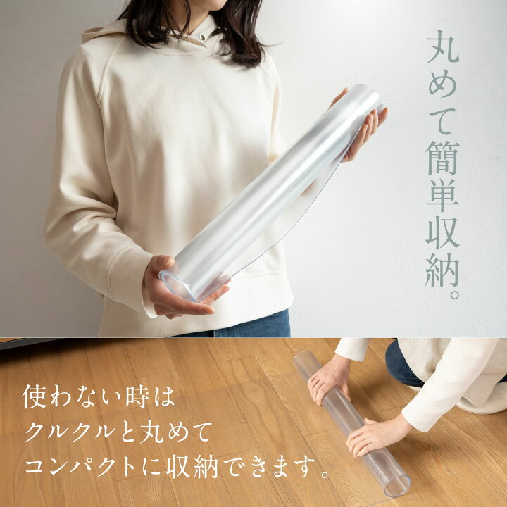 楽天市場】＼サイズが選べる☆／キッチンマット 透明 拭ける 90cm  