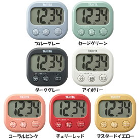 タイマー キッチンタイマー 大文字 抗菌でか見えタイマー TD-429-BL送料無料 タニタ TANITA キッチンタイマー 大文字 見やすい 便利 タイム カウントアップ 料理 圧力鍋 【メール便】
