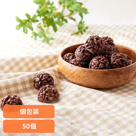 チョコクランチ50個 SM00011361チョコ クランチ 人気 パフ 個包装 子供 バレンタイン ホワイトデー 大容量 お徳用 天然生活