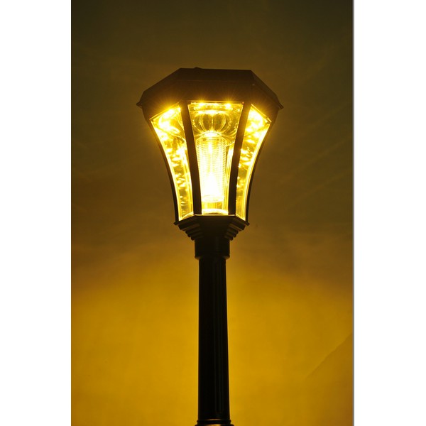 ヨーロピアンソーラー LED街灯 TAN-S328 ブラック・グリーン・アイボリー【TD】【代引不可】 | ウエノ電器　楽天市場店