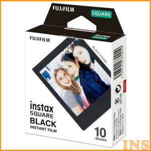 FUJIFILM `FLtB 10 ubN xmtB `FL tB instax SQUARE XNGAtB instax SQUARE BLACK FRAME WW 1 CX^g J` ʐ^ XNGAvg CX^bNX
