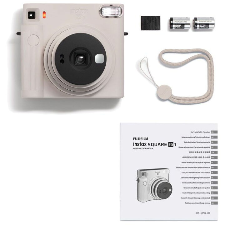 楽天市場】チェキスクエア instax SQUARE SQ1 本体 専用ケース付き 