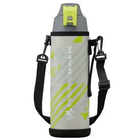 【1日限定★P5倍】水筒 キッズ 1L カバー付き 保冷 ステンレスボトル 真空断熱 直飲み ワンタッチ カバー ロック付 小学生 スポーツドリンク対応 子供 大容量 ジャグ 1000ml 直接飲める ダイレクト 1リットル アイリスオーヤマ DBR-1000