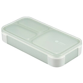 【1日限定★P5倍】FOODMAN 薄型ランチボックス 汁漏れ防止 薄型弁当箱 抗菌 フードマン400 コンパクト弁当箱 おしゃれ ワンプレート設計 かばんに入れやすい シービージャパン CBJ 抗菌仕様 縦置き ライトグレー バーガンディ