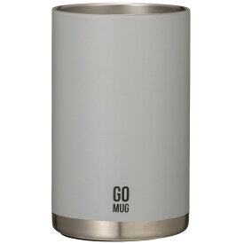 保温保冷マグ タンブラー 缶飲料 CAN GOMUG 350 持ち運びカップ 真空断熱 缶飲料 コーヒー ビール ジュース お茶 結露防止 保冷・保温対応 CBJ おしゃれ 温度キープ ライトベージュ ライトグレー