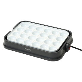 ホットプレート 焼肉 たこ焼き たこ焼きプレート 平面プレート 2種 2〜3人用 コンパクト セラミックコーティング おしゃれ プレゼント ギフト お祝い 新生活 軽量 お手入れ簡単 丸洗い 着脱式 PHP-C24W アイリスオーヤマ * [2603SN]