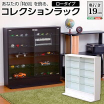 楽天市場】ガラスコレクションケース ロータイプ 浅型の通販