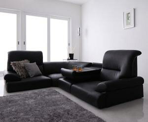 �yP10�{�z�労�ӍՁy12/19�`12/26�z�� �t���A�\�t�@ �V���v�����_���V���[�Y �n�C�o�b�N�t���A�R�[�i�[�\�t�@ BLACK �u���b�N 4�_�Z�b�g 1P×3+�R�[�i�[