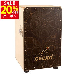 GECKO �J�z�� Cajon �X�i�b�s�[���߉\�_�C�����t �Ŋy�� �ؐ� ���F �o�[�`�E�b�h �p�[�J�V���� �{�b�N�X�h���� ��p�P�[�X�t�� �����M�^�[�� �X�g�����O 31*30*48cm CL50G
