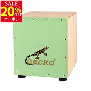 GECKO �J�z�� Cajon �n���h�h���� ���[�T�C�Y �q�� ���� �Ŋy�� �ؐ� �^�� �o�[�`�E�b�h �p�[�J�V���� �{�b�N�X�h���� ��p�P�[�X�t�� �����M�^�[�� �X�g�����O 29.5*27.5*32cm CM65G