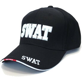 特殊部隊SWAT レプリカ タクティカルベスト ブラック (帽子)＃80