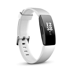 【訳あり特価】Fitbit InspireHR フィットネストラッカー White L/Sサイズ [日本正規品] FB413BKWT-FRCJK