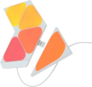 Nanoleaf Shapes �X�}�[�g���C�g�p�l�� �i�m���[�t �~�j�g���C�A���O�� �X�^�[�^�[�L�b�g 5�_�Z�b�g 1680���F Google Home�Ή�