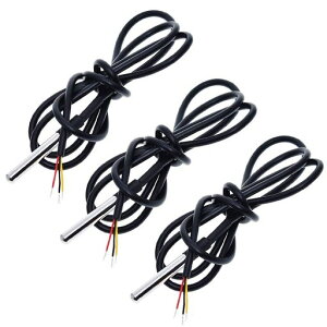 DiyStudio3��DS18B20���x�Z���T�[���x�v���[�uDS18B20�̂��߂̖h���f�W�^���T�[�}���v���[�u�܂��̓Z���T�[���{�����x���x����ޗ�-55°C�`+125°C(3��1M)