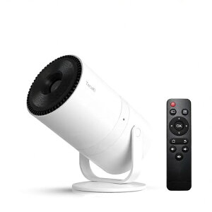 Tecaki �v���W�G�N�^�[ �ƒ�p�yAndroid TV���ځE������`�␳�E270°��]�z ���^ 1080P �V�䓊�e �É� 4K�Ή� 25000LM �z�[���v���W�F�N�^�[ Bluetooth5.4 HiFi�X�s�[�J�[���� Wifi6