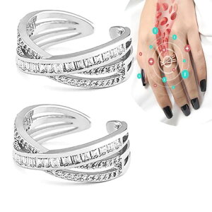 NX^wMOEVA{eBCMoevaAdjustableRingMinimalistFidgetRingZirconiumOpenRing(B)