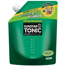 SunstarTonic【大容量】(サンスタートニック)シャンプー爽快頭皮ケア詰替え用1000mLノンシリコン処方[シトラスハーブの香り]