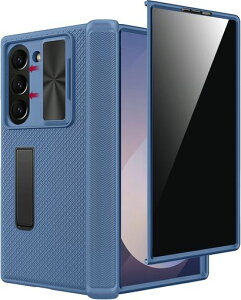 MIIMALL �Ή� GALAXY Z FOLD 7 �P�[�X �����Y�ی�E�h���t�B�����t���E�X�^���h���� �q���W�ی� �ϏՌ� ����~�� ��� �S�g�ی� �M�����N�V�[Z �t�H�[���h 7 �X�}�z�P�[�X Z FOLD 7 CASE (�u���[)