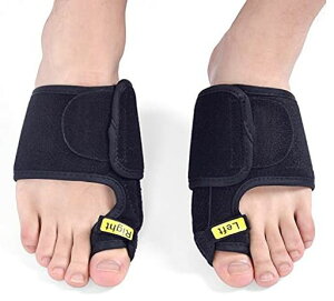 外反母趾サポーターつま先外反器具脚趾?具左右各1片装親指広げ痛み緩和シリコン男女兼用(black)