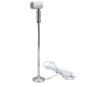 ジュエリーディスプレイスポットライトスタンドキャビネットLEDスポットライトアルミニウム製小型アートペイント用ミニスポットライトランプ(自然光)