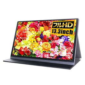 モバイルモニター フルHD 13.3インチ WT-133H2-BS WINTEN USB TYPE-C HDMI(ミニ) モバイルディスプレイ ゲーミングモニター ポータブルディスプレイ デュアルディスプレイ ポータブルモニター IPSパネル