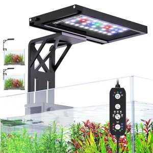 SEAOURA�������C�g�N���b�v�A�N�A���E�����C�g�{��18cm����LED���C�g24/7�Ɩ���4H/6H/8H/10H/12H�Ɩ����[�h18-30cm�����Ή�10�i�K���邳�S����+7�F���[�h�A�����J/�A���邳�ƍ������߉\