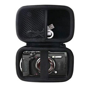 OLYMPUS(�I�����p�X) Tough TG-7/TG-6/TG-5/TG-4 �f�W�^���J������p���[�P�[�X-WERJIA (storage case-Black)