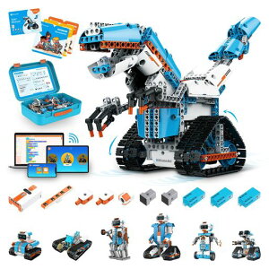 WhalesBot E7 Pro �v���O���~���O���{�b�g 12-in-1 8�Έȏ� �A�v������ Scratch/Python/C���� �u���b�N �������� STEM���� �R�[�f�B���O �m��ߋ� �H��L�b�g �Z���T�[ 3D�g�ݗ��ăK�C�h ���{��������t��