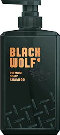 BLACK WOLF(ブラックウルフ) プレミアム スカルプシャンプー380ML 黒髪に根元からボリューム感/シトラスグリーンの香り/独自のブラックアクティブ処方