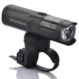 SHARKODIN(シャークオーディン)M03-800自転車ライト【革新的な回転式レンズ】吊り下げ両用防眩機能ロードバイクライトIP66防水充電式自転車用ヘッドライト6つ調光モードフロントライト懐中…