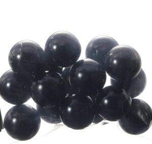 松野ホビービー玉ガラス玉日本製25mmブラック1袋(50粒入)B2376