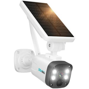 【ソーラーパネル付き電池式カメラ】sovmiku防犯カメラワイヤレス5200mAh充電式監視カメラ屋外対応NVR増設できるネットワークカメラ完全無線電源不要USB充電ソーラーパネル充電可能双方向…