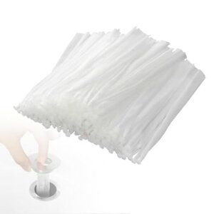 LANMU排水口ネット200枚入り?水切りネットお風呂髪の毛キャッチャー詰まり防止使い捨てフィルター排水溝ゴミ受け髪の毛細かなゴミキャッチ洗面台ヘアキャッチャーゴミネット排水溝用…