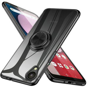 Galaxy A23 5G �P�[�X �����O ���� SC-56C SCG18 �J�o�[ �X�}�z�P�[�X �N���A TPU �ϏՌ� ��̌^ �X�^���h�@�\ �ԍڃz���_�[ �X�g���b�v�z�[���t�� �T���X��A23 �P�[�X �u���b�N