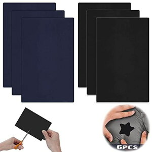 Reofreyナイロン用補修シート補修布補修パッチセットナイロン補修シート修理パッチキットPVC、6枚20cmx10cm貼付パッチ洗濯可能ジャケット/雨傘/テント/寝袋等の補修用装飾手芸衣類の破れ服…