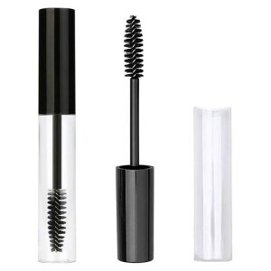 空のマスカラボトルマスカラチューブマスカラ容器【2個入り】12ml化粧品カラーコスメ旅行用詰め替え用再利用可能ポータブル透明自宅旅行通勤オフィスなどに最適