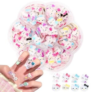 デコパーツネイルパーツ1箱の漫画の釘の装飾のかわいく大きい釘の石3d3D宝石類の部品はハンドメイドの装飾の部品を制作する(カートゥーンA)