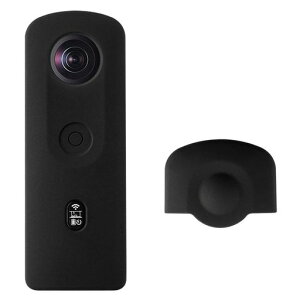 RicohThetaSC2��p�J�o�[�ی�P�[�X�}�C�N�����背���Y�L���b�v�t��360�S�V���J�����pSC3102