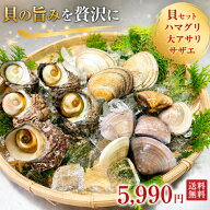 国産 三重県産 千葉県産 貝づくしBBQセット 貝 セット ハマグリ 大アサリ サザエ 詰め合わせ 魚介類 海鮮…