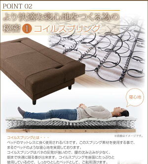 【代引不可】コイルスプリングソファベッド【Welz】ウェルズ【送料無料】【smtb-TD】【saitama】【YDKG-td】