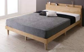 すのこベッド シングル シングルベッド ベッド マットレス付き すのこ ベット グレー 木製 ベッドフレーム 北欧 おしゃれ コンセント 棚 プレミアムポケットコイル シングル