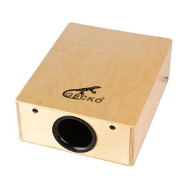 【公式】カホン 楽器 初心者 子供 Cajon トラベル カホン TRAVEL CAJON 打楽器 パーカション 木製 バーチウッド 専用ケース ストラップ付き おすすめ 叩き方 かほん 9.5x23x29cm GECKO アーバン通商 ub-c-68b