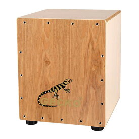 【公式】カホン 楽器 初心者 子供 Cajon ハンドドラム ローサイズ 子供 女性 打楽器 木製 タモ バーチウッド パーカション ボックスドラム 専用ケース付き 内部ギター弦 ストリング 31x30x37cm GECKO アーバン通商 ub-cm60