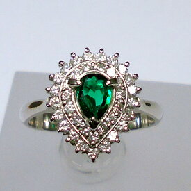 Pt900 エメラルドリング