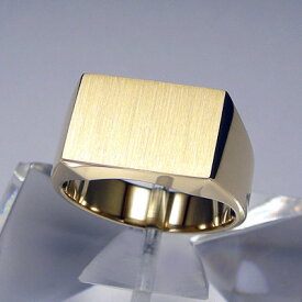 K18印台 20g 横長角印台リング